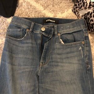 Express Bell Flare high rise women’s jeans 00R